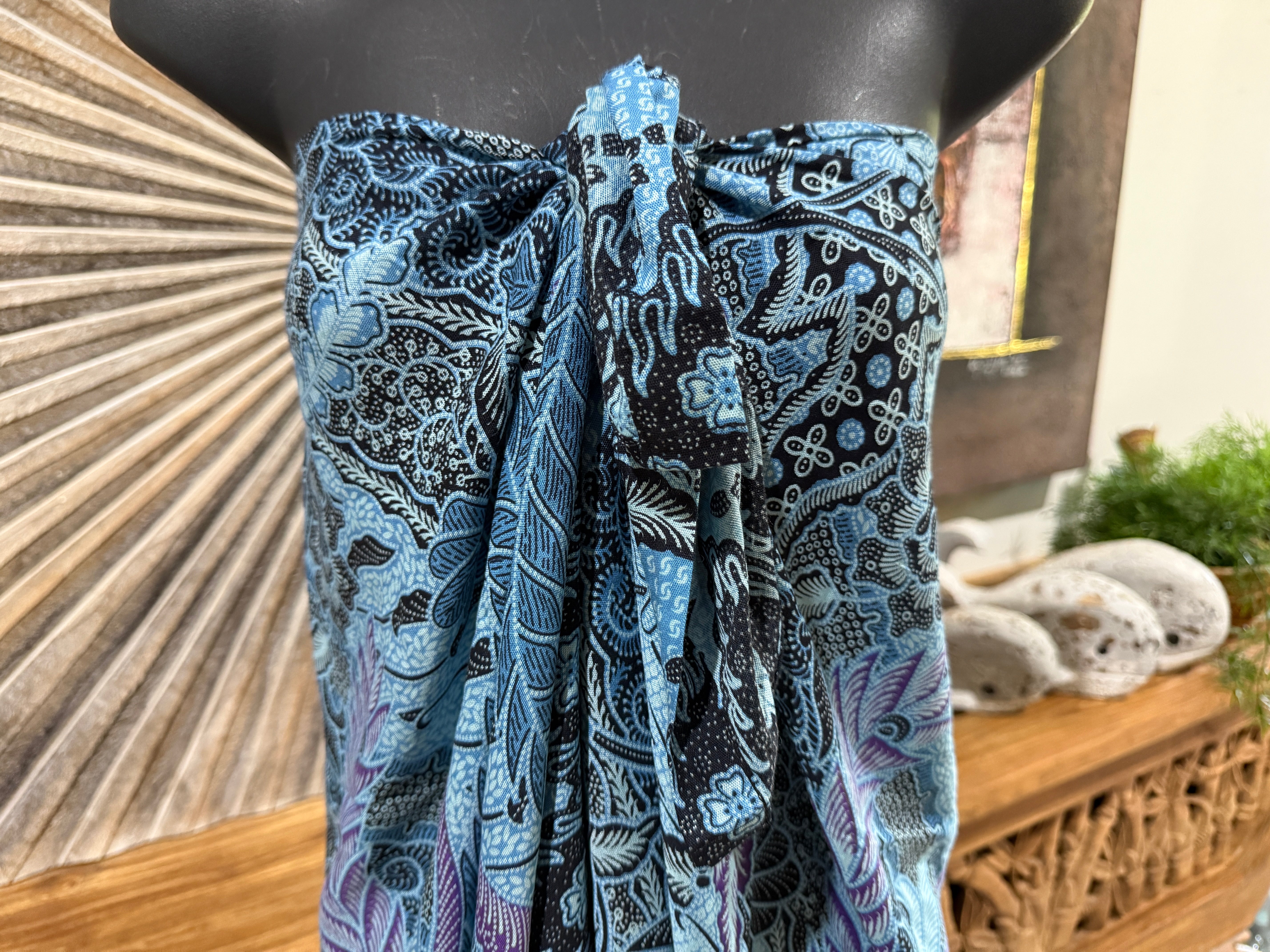 Bali Beach Mumu Sarong - Balinese Sarong Dress - Tie Up Tube Sarong S-XL