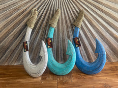 Maori Fishing Hook】マオリ族 釣り針 トライバル 額装 Hand Crafted