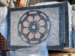 Balinese Pebble Concrete Stepper / Stepping Stone - Bali Garden Art - 60x80cm