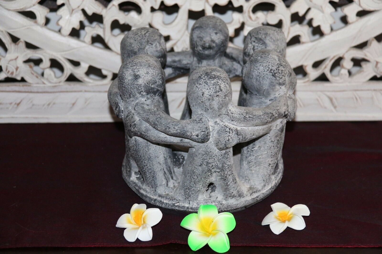 NEW Circle of Friends Candle Holder - Bali Circle 6 Friends MANY COLOURS AVAIL.