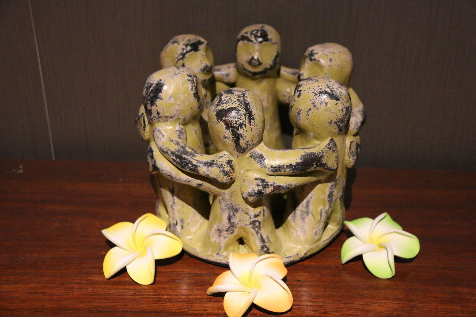 NEW Circle of Friends Candle Holder - Bali Circle 6 Friends MANY COLOURS AVAIL.