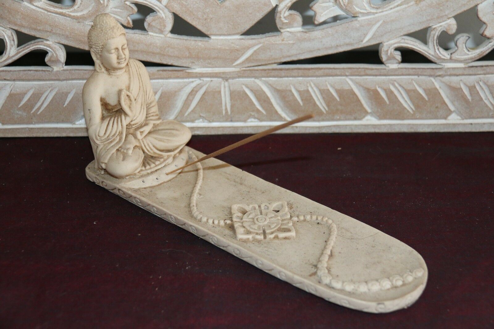 NEW Balinese Resin Buddha Incense Holder - Bali Buddha Incense Stick Holder