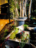 NEW Balinese Spiral Water Fall Water Feature - Bali Water Feature