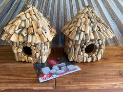 Balinese Hand Crafted Drift Wood Bird House  - Bali Bird House