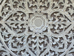 New Balinese Carved Mandala Panel - Bali Wall Art - Mandala Wall Art 180x100cm