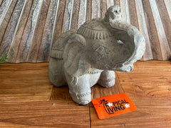 NEW Balinese Cast Concrete Elephant Statue - Bali Elephant Statue