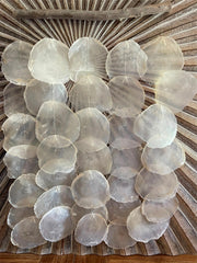 NEW Balinese Capiz Shell Windchime / Mobile - 5 Strand Bar Bali Chimes