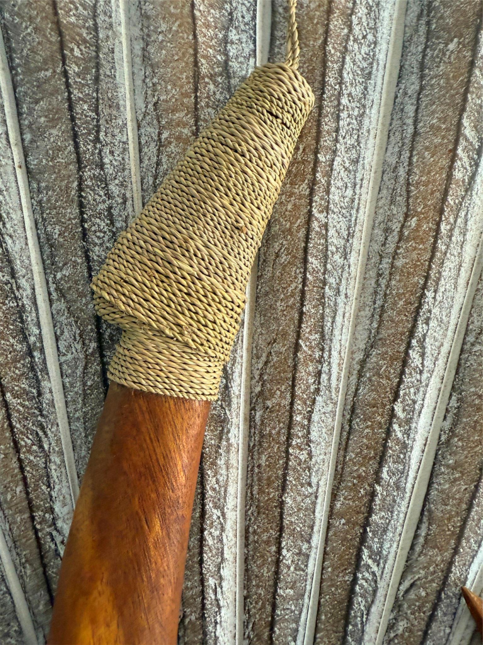 Hand Crafted Polynesian Fishing Hook Wall Art - NZ Maori Suar Wood Fishing Hook