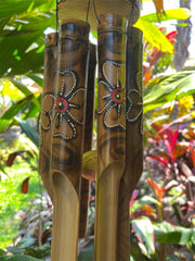 NEW Balinese Birdhouse / Bamboo Wind Chime - Bali Bamboo Wind Chime