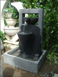 Balinese Funnel Water Feature Open Back - Bali Garden Water Feature