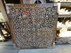 NEW Bali Carved MDF/WOOD Framed MANDALA Wall Panel or Mandala Bedhead 160cm