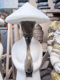 Balinese Terracotta Rice Farmer Statue - Bali Rice Farmer Sculpture