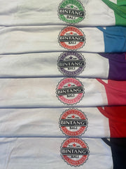 Bali Bintang Singlet - Balinese Bintang Beer Singlet - XL Asst Colours Bintang