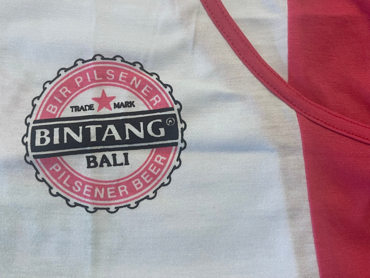 Bali Bintang Singlet - Balinese Bintang Beer Singlet - XL Asst Colours Bintang