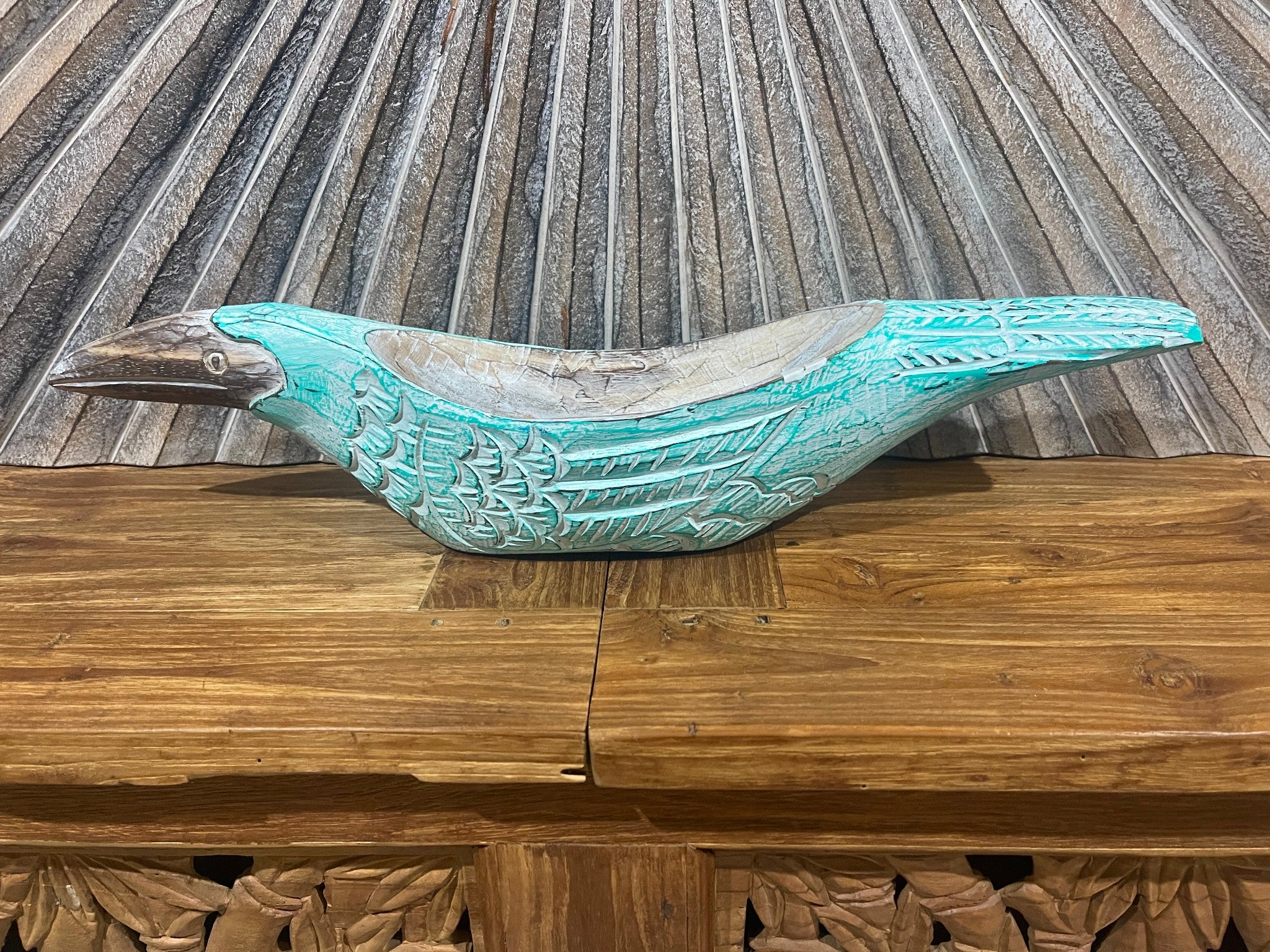 Balinese Hand Carved & Crafted Bird Bowl Choose from 3 Colours Bali Bird Bowl