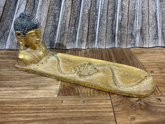 NEW Balinese Resin Buddha Head Incense Holder - Bali Buddha Incense Stick Holder