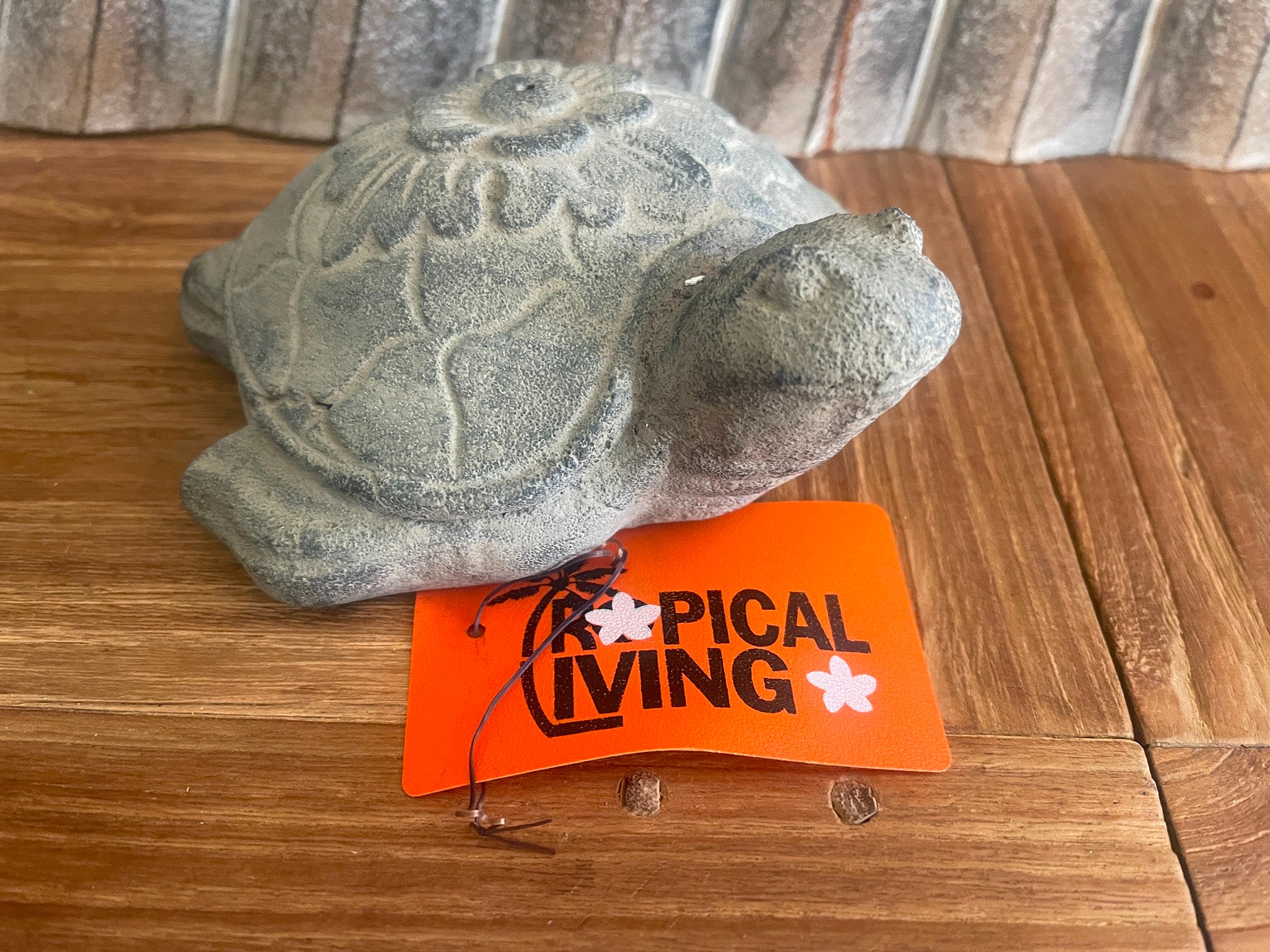 NEW Balinese Cast Concrete Turtle Statue - Bali Turtle Statue - Turtle Statue