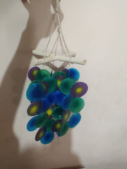 NEW Balinese Capiz Shell Windchime / Mobile - Bali Shell Wind Chime Multi Colour