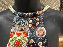 Ladies Rayon/Cotton Bali Maxi Dress / One Size / Cool Summer Casual Dress