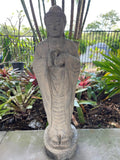 Balinese Cast Concrete Buddha Statue w/Chakra Hands - Bali Buddha Statue 75cm