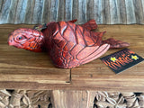 NEW Balinese Hand Carved & Crafted Suar Wood Turtle Sculpture - Bali Turtle Art