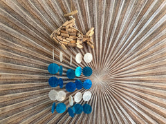 Driftwood Fish/Capiz Shell Windchime / Mobile - Bali Fish Windchime S