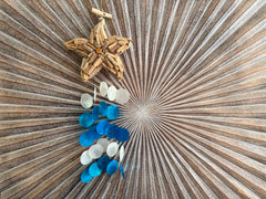Driftwood Starfish/Capiz Shell Windchime / Mobile - Bali Starfish Windchime S