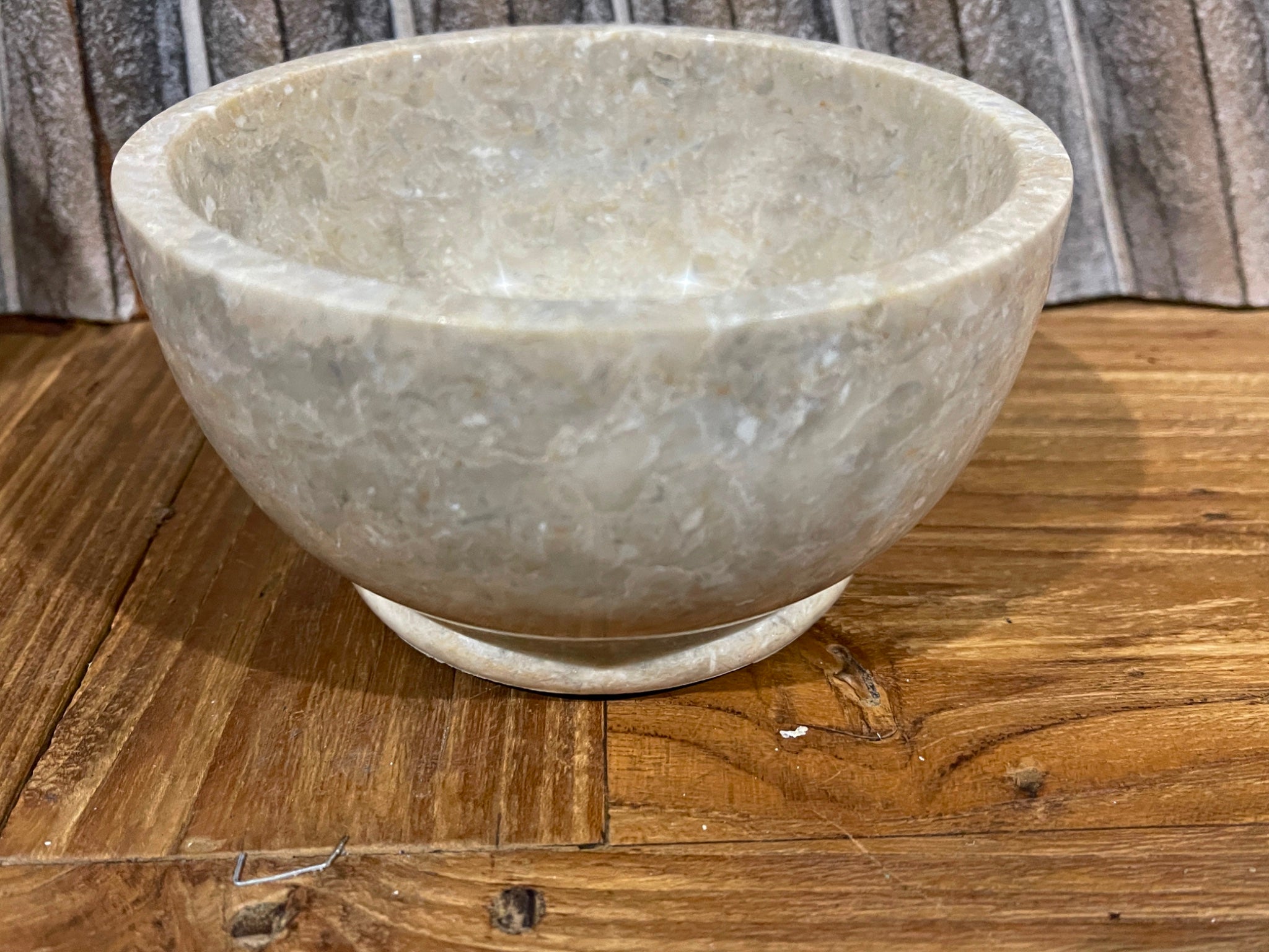 NEW Balinese Hand Crafted Marble Bowl / Cereal Size Bowl - Marble Small Bowl