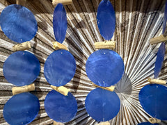 NEW Balinese Capiz Shell Windchime / Mobile - 5 Strand Bar Bali Chimes