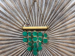 NEW Balinese Capiz Shell Windchime / Mobile - 5 Strand Bar Bali Chimes