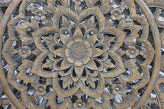 NEW BALINESE CARVED MDF/WOOD MANDALA / TROPICAL WALL PANELS - BALI WALL ART