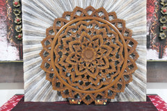 NEW BALINESE CARVED MDF/WOOD MANDALA / TROPICAL WALL PANELS - BALI WALL ART