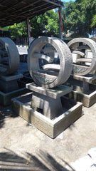 Bali Cascading Wheel Style Water Feature - Balinese Garden Water Feature M