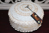 NEW Balinese BOHO Hand Crafted Woven Basket with Lid / Shell & Bead Trim - 3 Siz