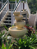 Bali Cascading Frangipani Style Water Feature - Balinese Garden Water Feature