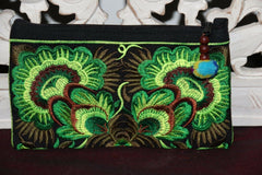 NEW Balinese Embroidered Make-Up Purse / Accessories Bag - MANY COLOURS