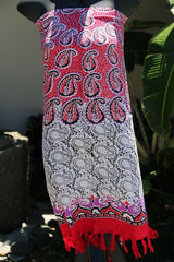 Bali Beach Sarong - Summer Beach Sarong - Bikini Cover Up - NEW 2 COLOURS AVAIL.