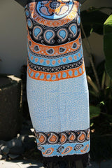 Bali Beach Sarong - Summer Beach Sarong - Bikini Cover Up - NEW 2 COLOURS AVAIL.