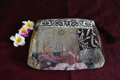 NEW Balinese Batik Make-Up Purse / Batik Accessories Bag - MANY COLOURS