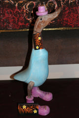 NEW Balinese Hand Carved & Crafted Wooden Rice Paddy Duck with Hat & Shoes!!