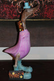 NEW Balinese Hand Carved & Crafted Wooden Rice Paddy Duck with Hat & Shoes!!