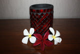 NEW Balinese Hand Crafted Moasic Vase - Bali Mosaic Vase  - MANY COLOURS