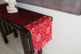 NEW Balinese 2m Table Runner - Beautiful Fabric w/Beading & Coins - MANY COLOURS