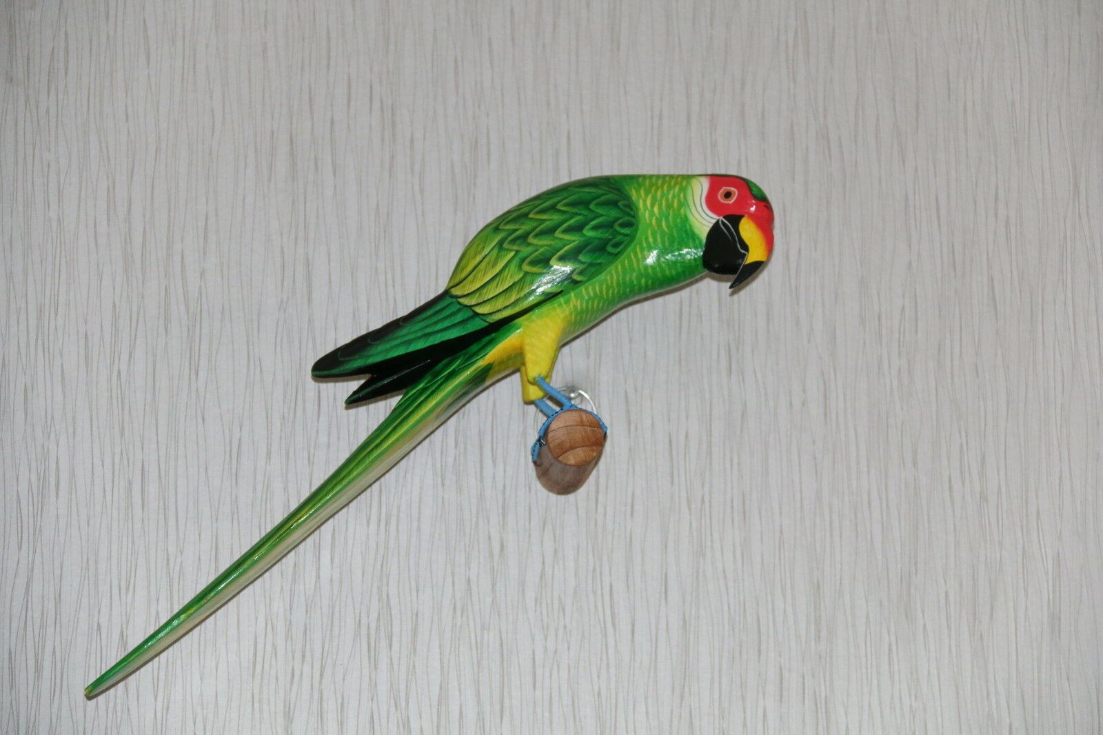 NEW Bali Hand Carved Macaw on Perch - Bali Bird Wall Art - Hand Crafte ...