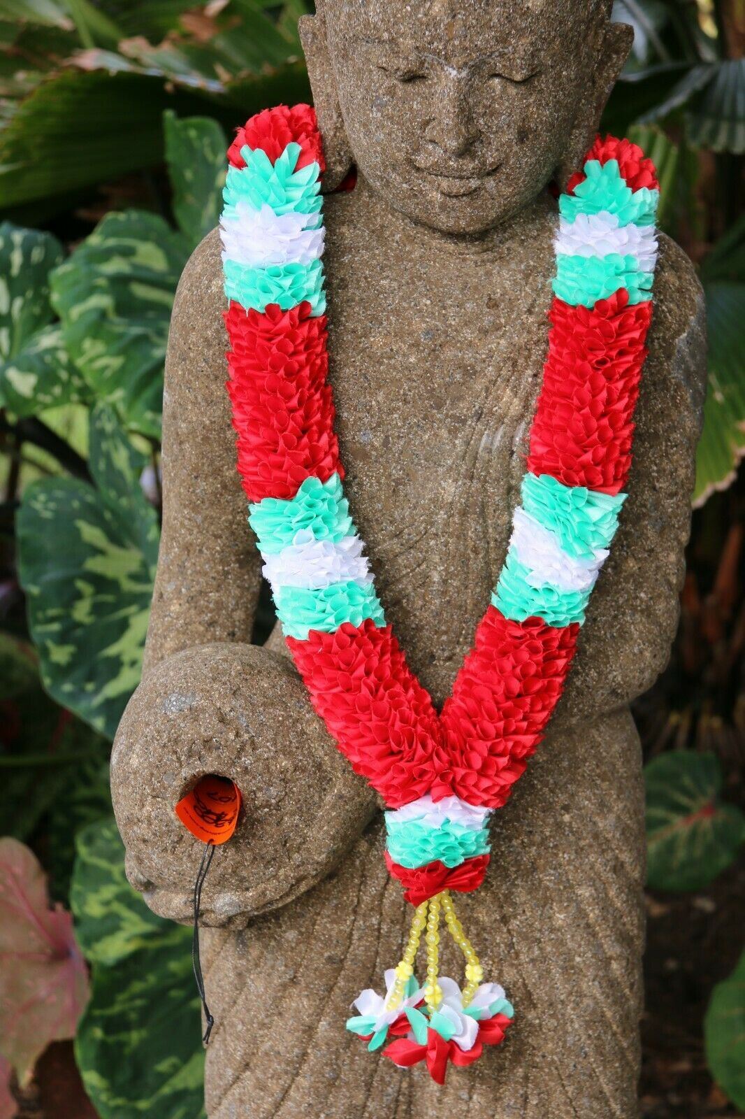 NEW Hand Made Balinese Flower Garland ( Hindu Jai Mala ) MANY COLOURS AVAILABLE