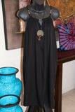 NEW Ladies Cotton Bali Knee Length Dress / One Size / Cool Summer Casual Dress