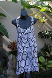 NEW Cotton Summer Sun Dress - One Size - Bali Beach Dress - Casual Cotton Dress
