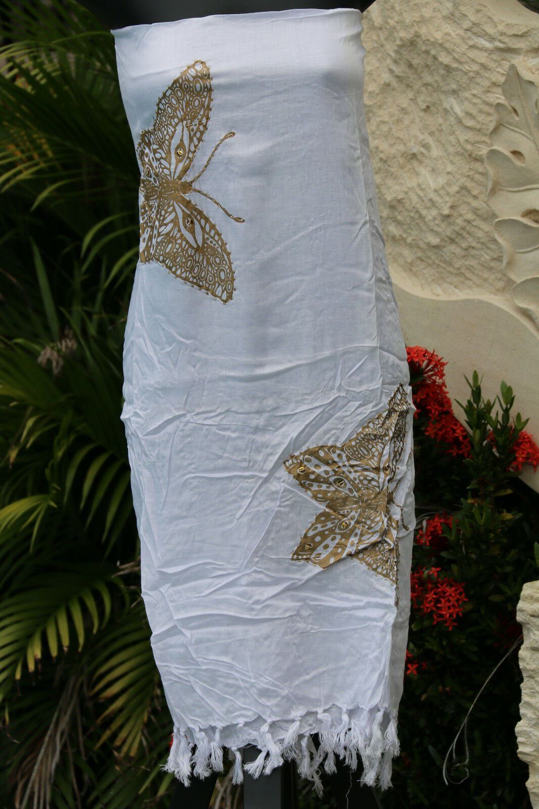 Bali Beach Sarong - Summer Beach Sarong - Bikini Cover Up - NEW 3 DESIGNS AVAIL