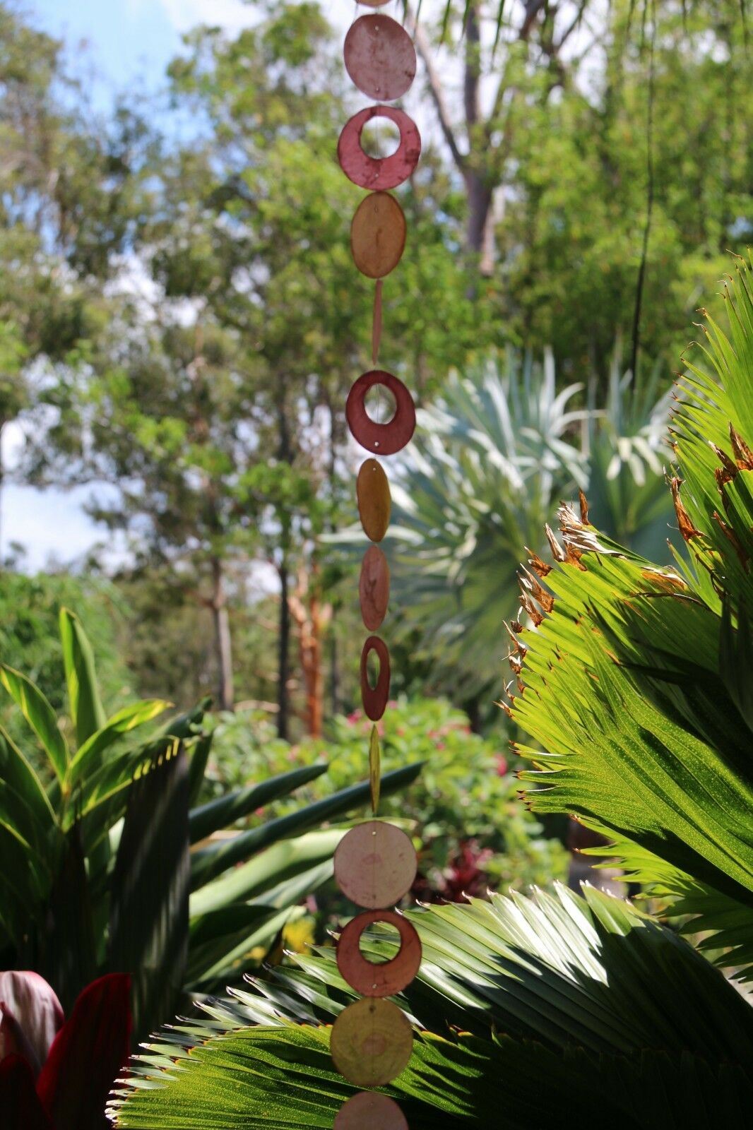 NEW Balinese Capiz Shell Hanging Strand / Mobile - MANY COLOURS