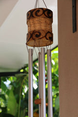 NEW Balinese Bamboo / Aluminium Wind Chime - GREAT Cathedral Sound - 2 Sizes